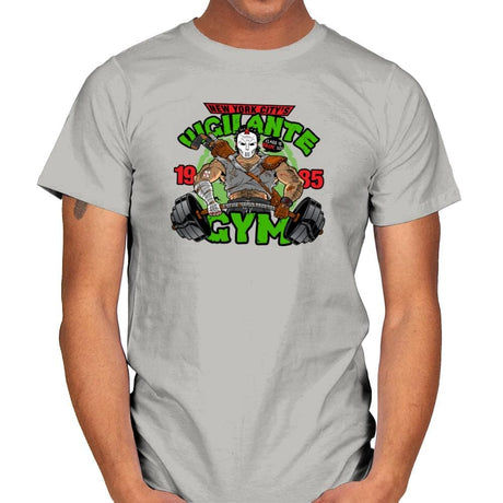 Vigilante Gym Exclusive - Mens T-Shirts RIPT Apparel Small / Ice Grey