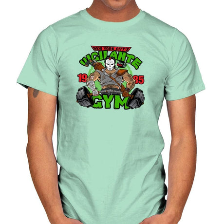 Vigilante Gym Exclusive - Mens T-Shirts RIPT Apparel Small / Mint Green