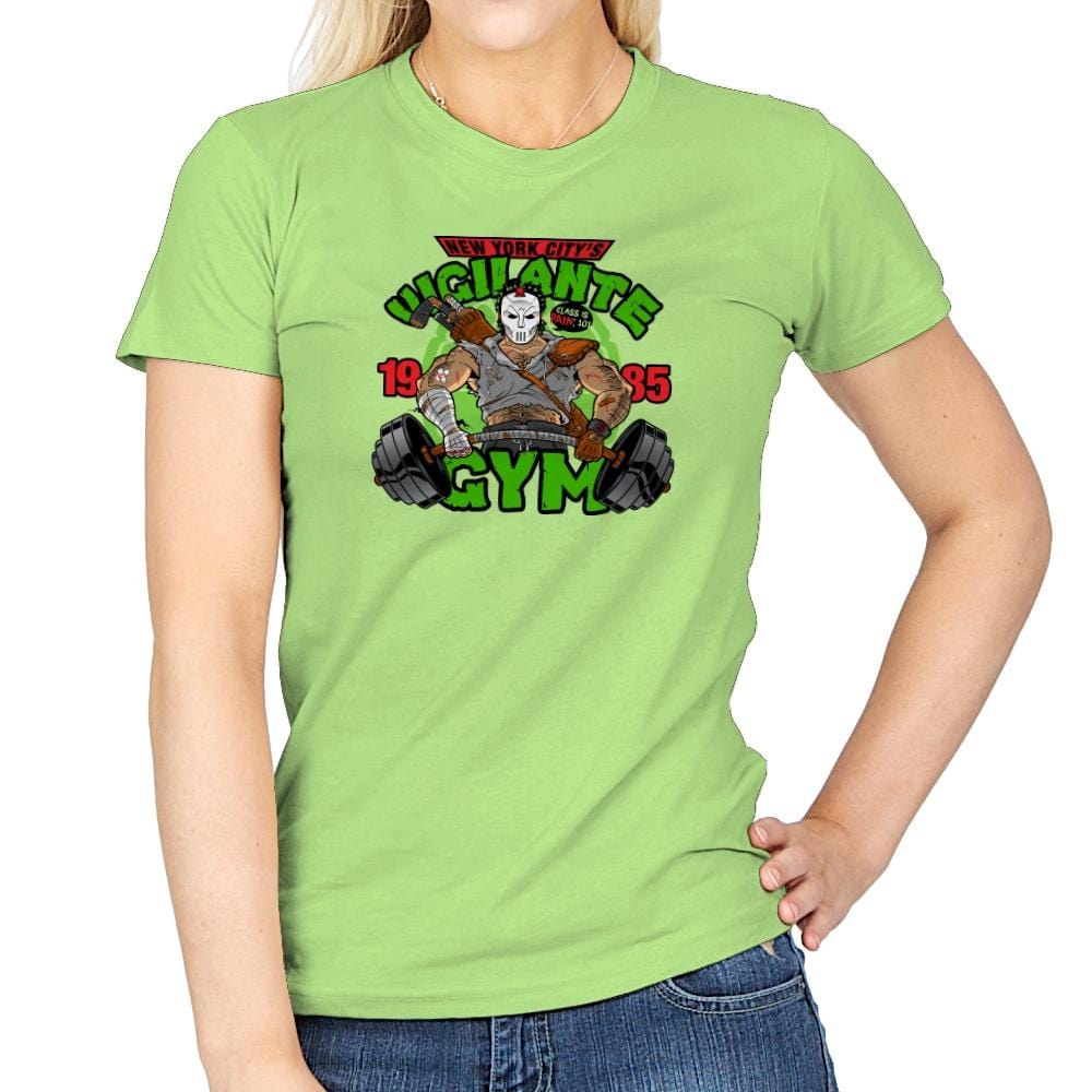 Vigilante Gym Exclusive - Womens T-Shirts RIPT Apparel Small / Mint Green