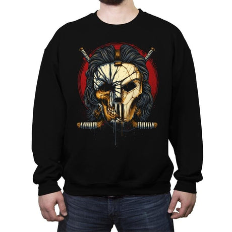 Vigilante Hockey - Crew Neck Sweatshirt Crew Neck Sweatshirt RIPT Apparel Small / Black