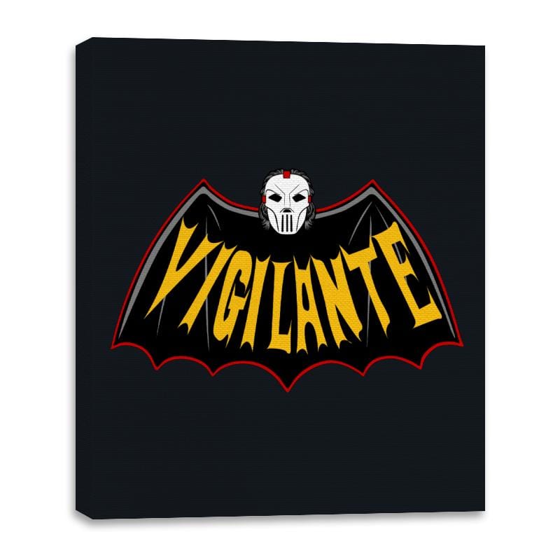Vigilante Knight - Canvas Wraps Canvas Wraps RIPT Apparel 16x20 / Black