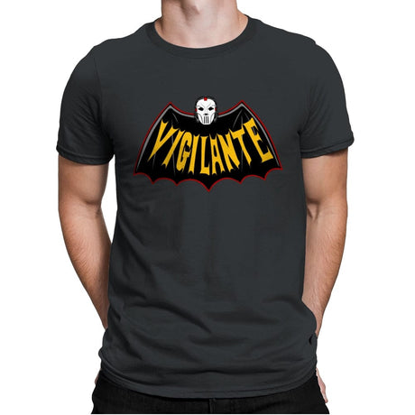 Vigilante Knight - Mens Premium T-Shirts RIPT Apparel Small / Heavy Metal