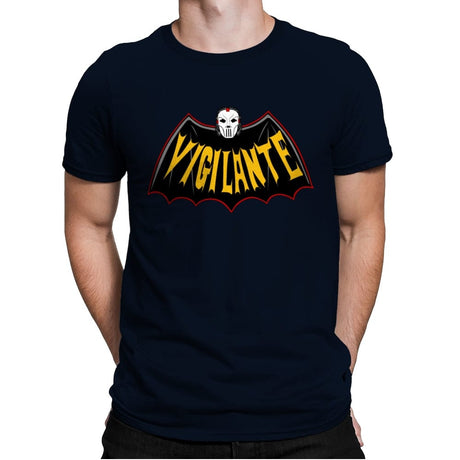 Vigilante Knight - Mens Premium T-Shirts RIPT Apparel Small / Midnight Navy