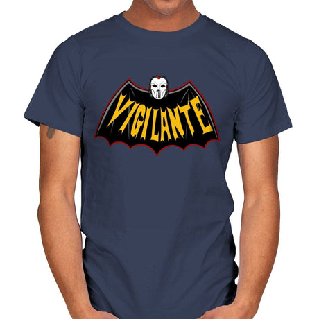 Vigilante Knight - Mens T-Shirts RIPT Apparel Small / Navy