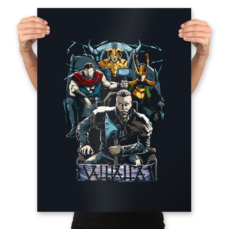 Viking Ancestors - Prints Posters RIPT Apparel 18x24 / Black