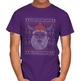 Viking Christmas - Ugly Holiday - Mens T-Shirts RIPT Apparel Small / Purple