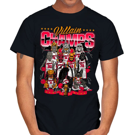 Villain Champs - Mens T-Shirts RIPT Apparel Small / Black