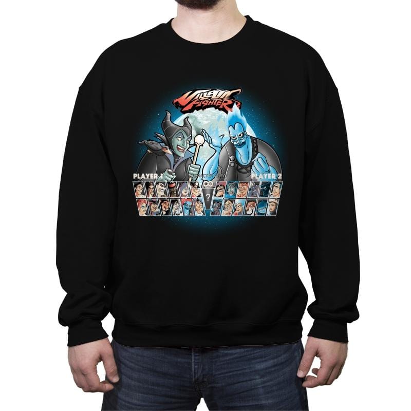 Villain Fighter - Best Seller - Crew Neck Sweatshirt Crew Neck Sweatshirt RIPT Apparel