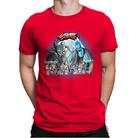 Villain Fighter - Best Seller - Mens Premium T-Shirts RIPT Apparel Small / Red