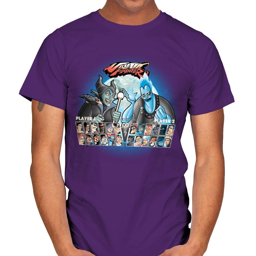 Villain Fighter - Best Seller - Mens T-Shirts RIPT Apparel Small / Purple