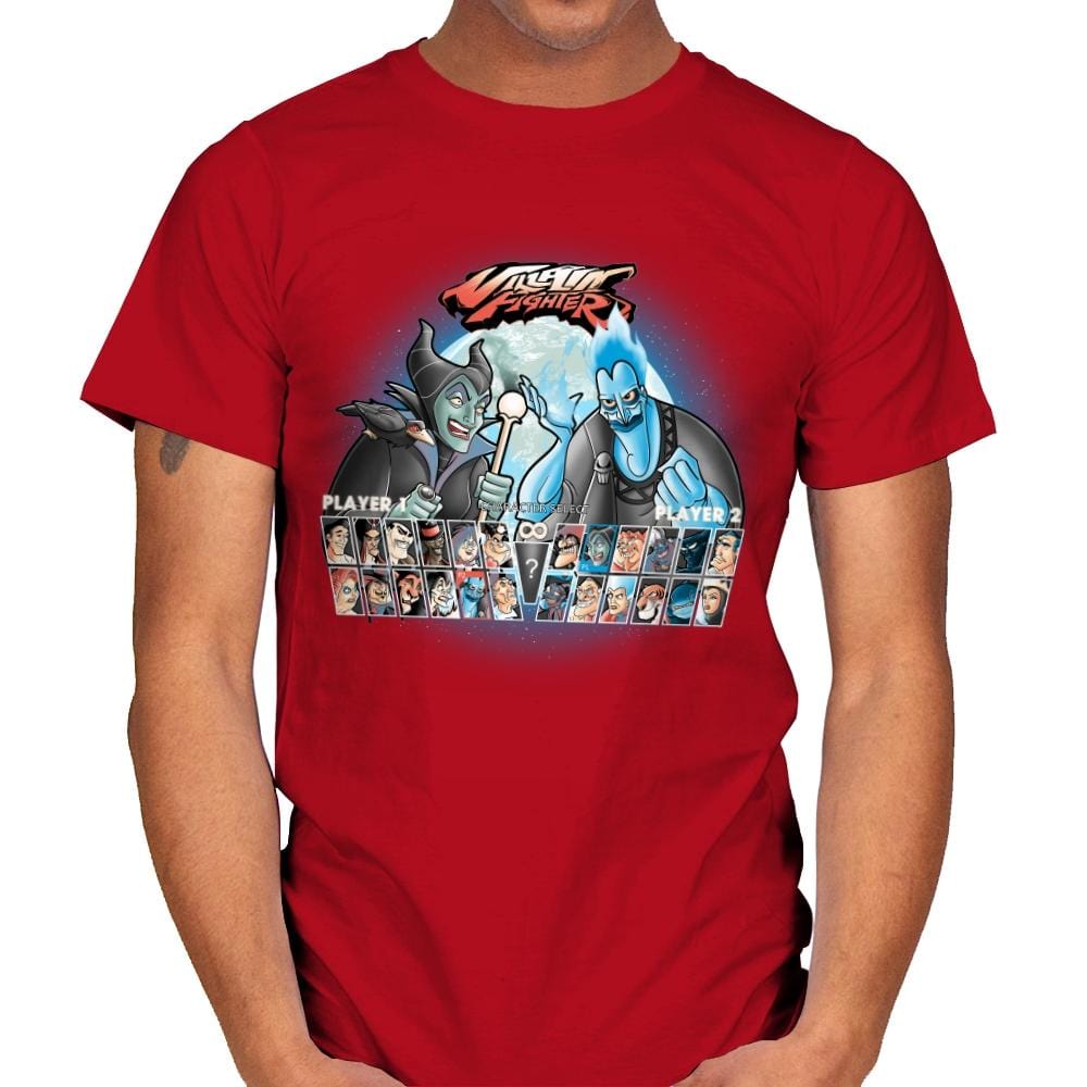 Villain Fighter - Best Seller - Mens T-Shirts RIPT Apparel Small / Red