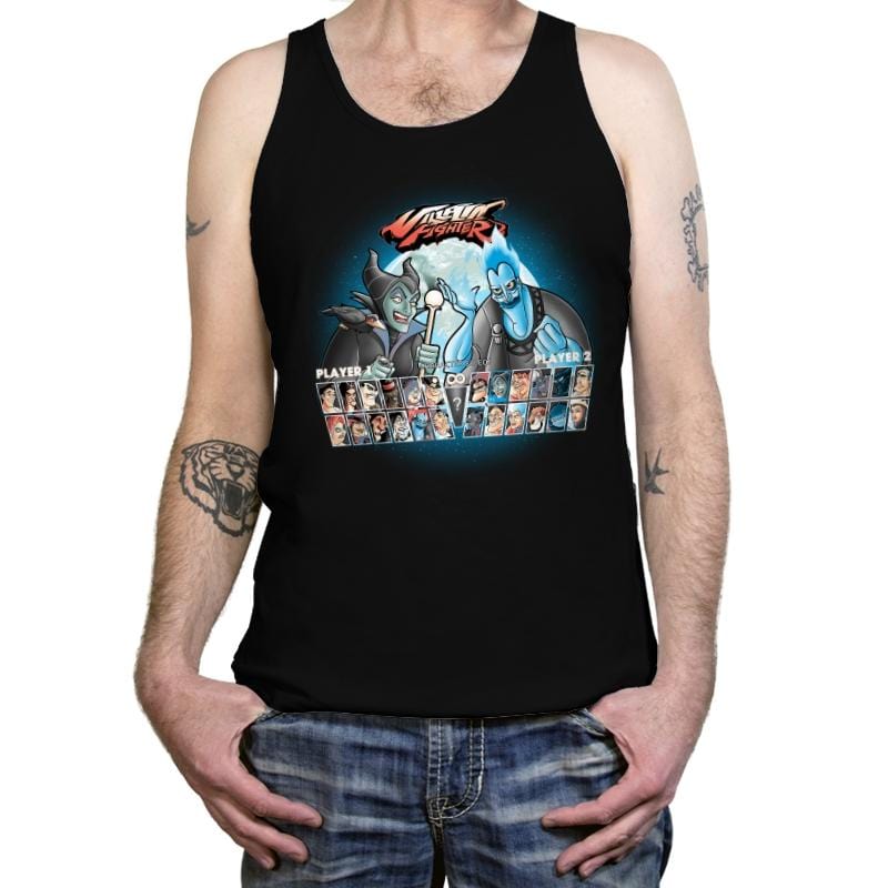 Villain Fighter - Best Seller - Tanktop Tanktop RIPT Apparel X-Small / Black