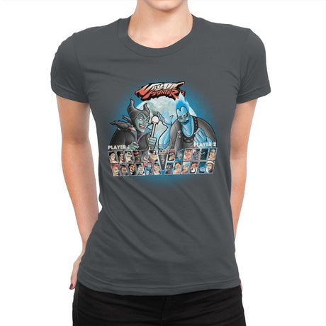 Villain Fighter - Best Seller - Womens Premium T-Shirts RIPT Apparel Small / Heavy Metal