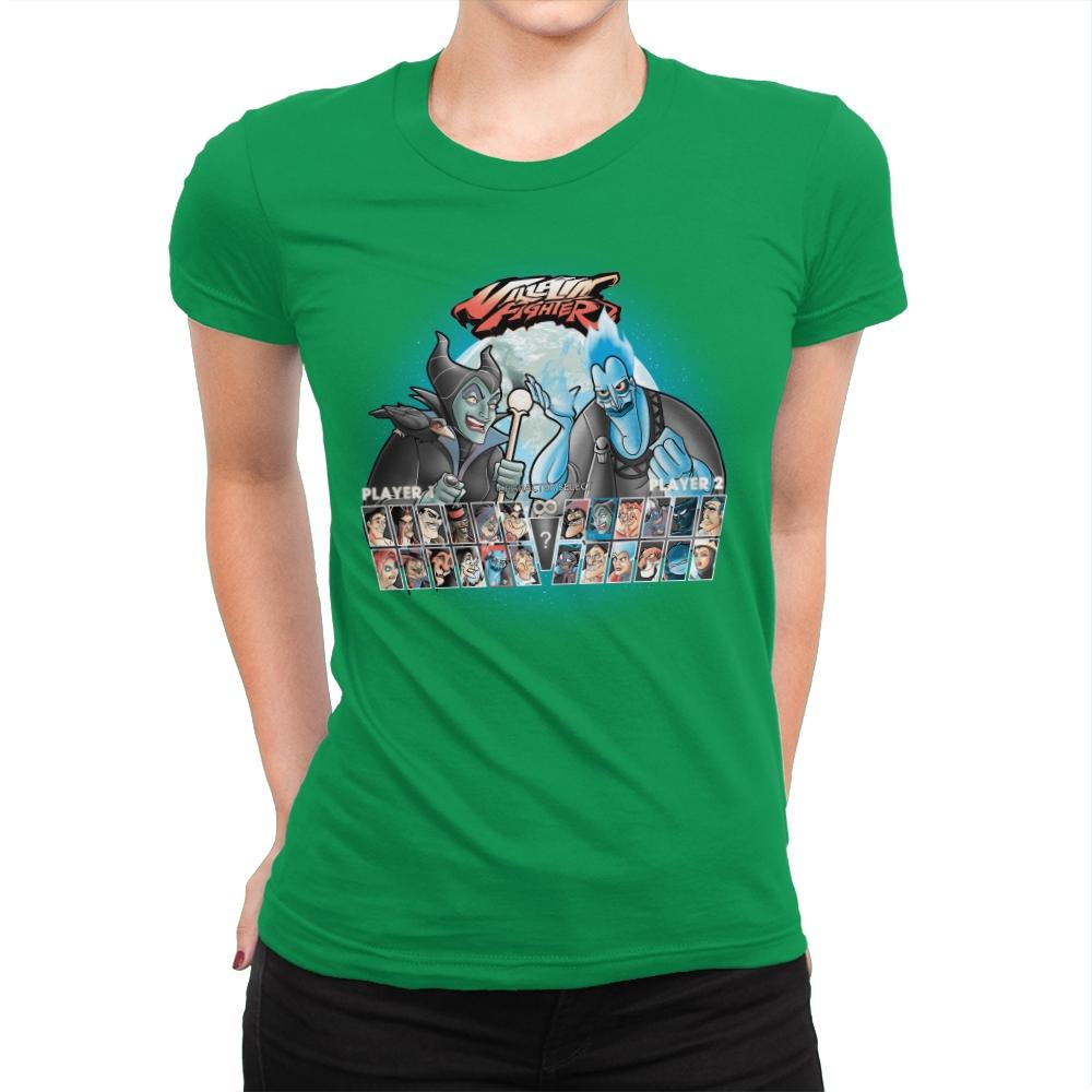 Villain Fighter - Best Seller - Womens Premium T-Shirts RIPT Apparel Small / Kelly Green