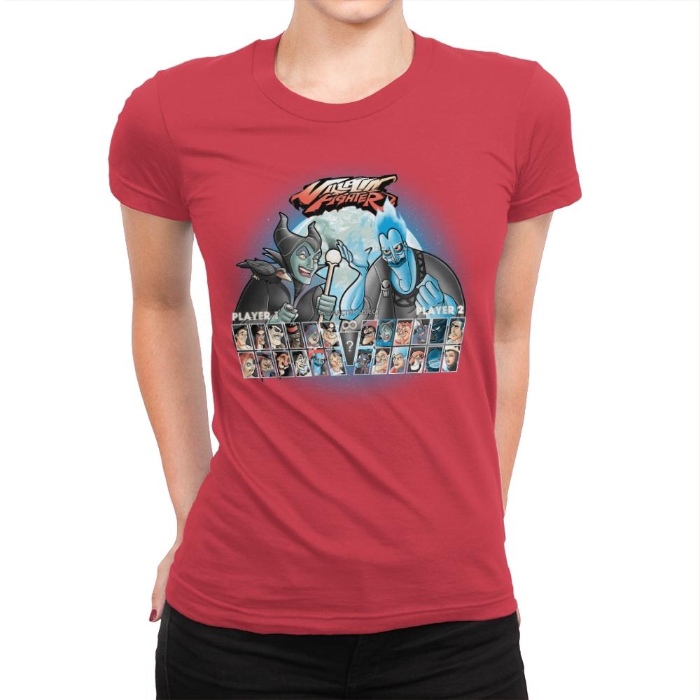 Villain Fighter - Best Seller - Womens Premium T-Shirts RIPT Apparel Small / Red