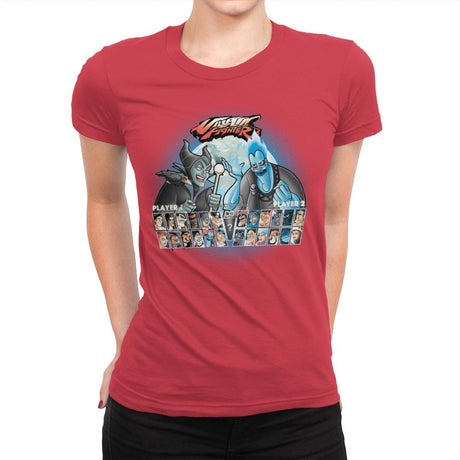 Villain Fighter - Best Seller - Womens Premium T-Shirts RIPT Apparel Small / Red