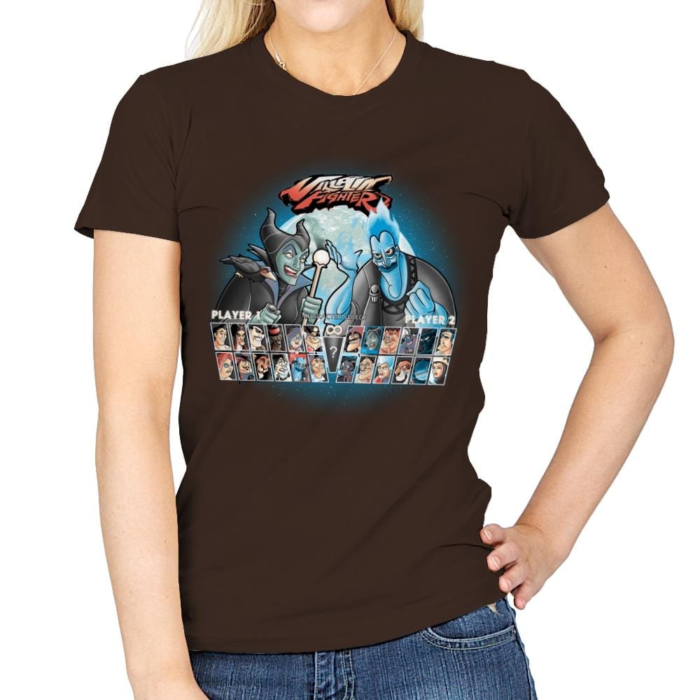 Villain Fighter - Best Seller - Womens T-Shirts RIPT Apparel Small / Dark Chocolate