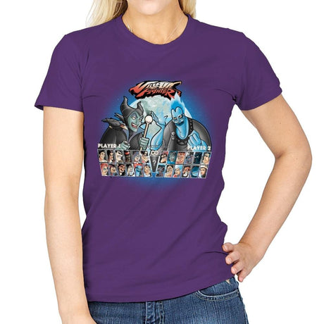 Villain Fighter - Best Seller - Womens T-Shirts RIPT Apparel Small / Purple