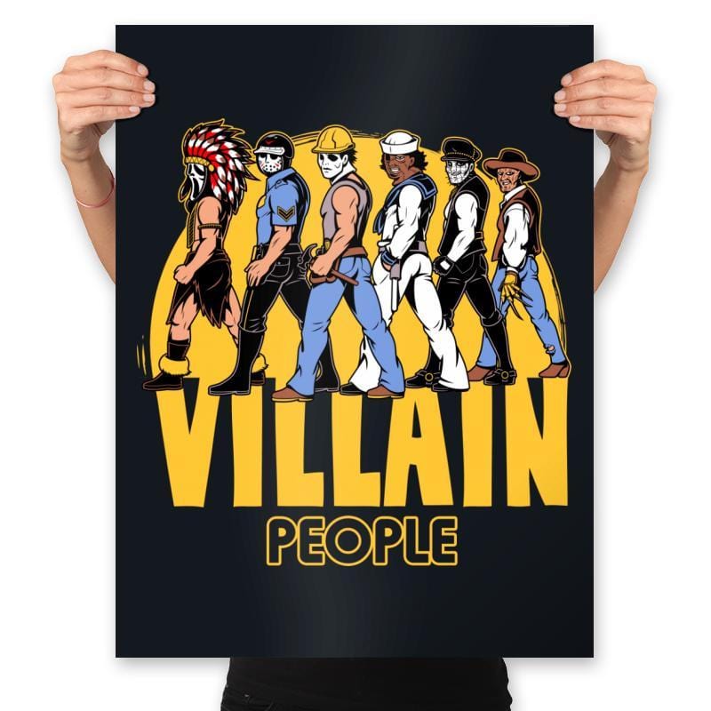 Villain People - Prints Posters RIPT Apparel 18x24 / Black