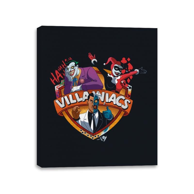 Villainiacs - Canvas Wraps Canvas Wraps RIPT Apparel 11x14 / Black