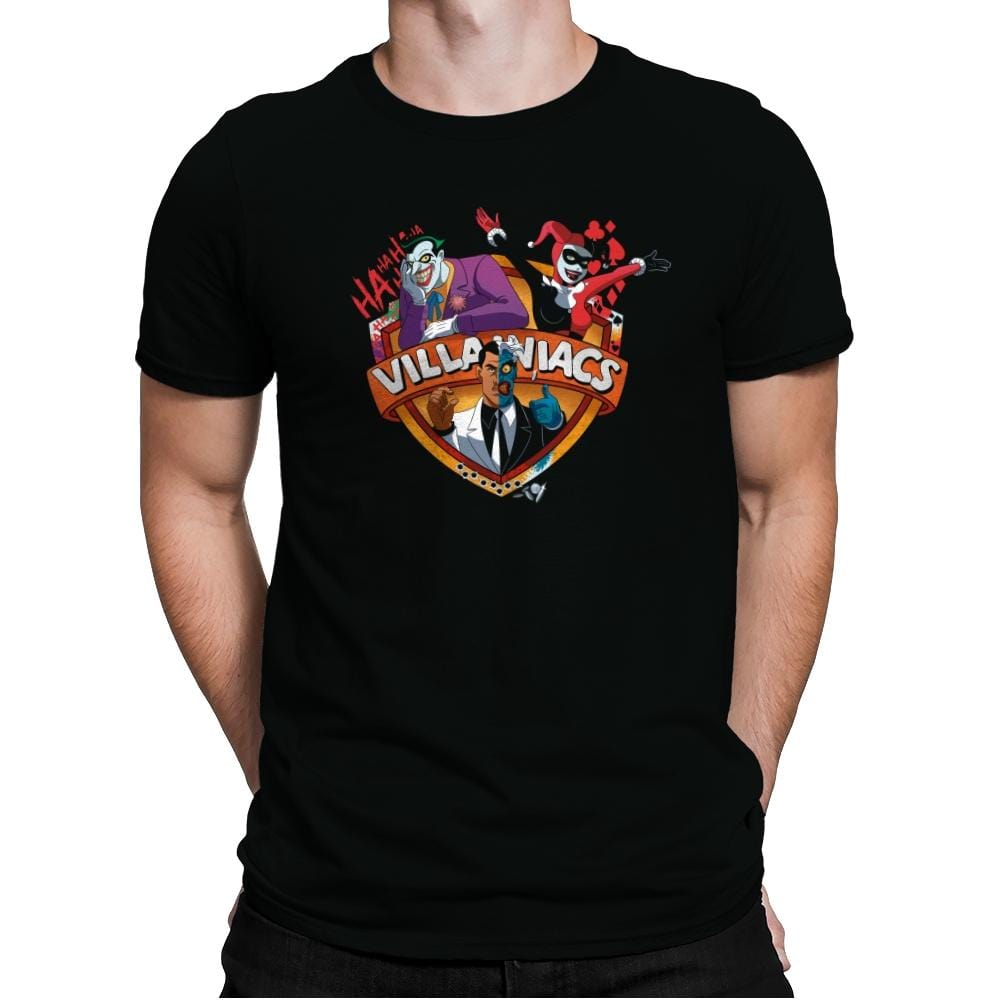 Villainiacs - Mens Premium T-Shirts RIPT Apparel Small / Black