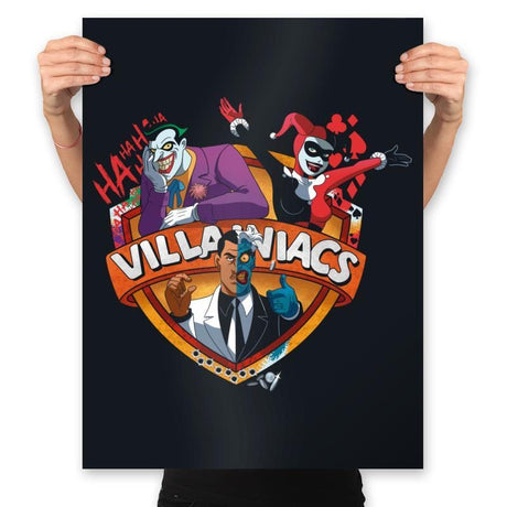 Villainiacs - Prints Posters RIPT Apparel 18x24 / Black