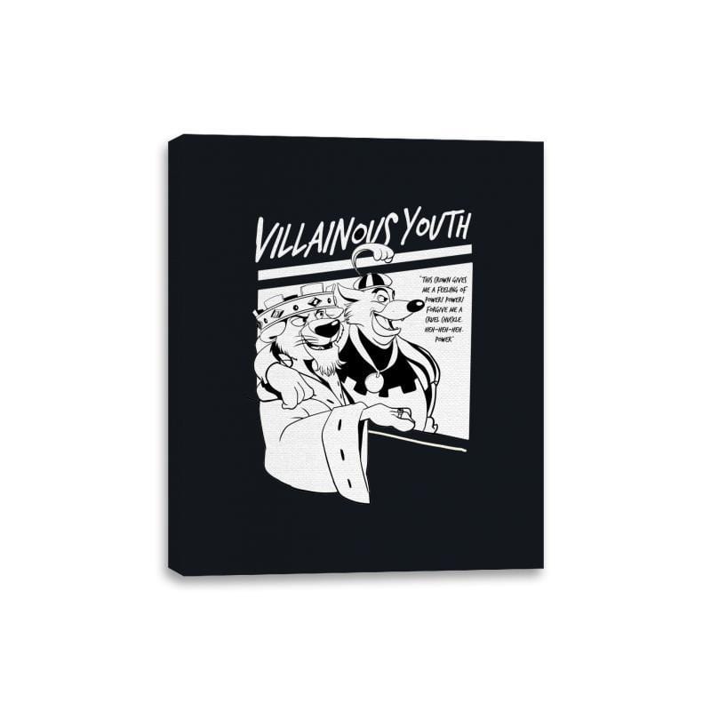 Villainous Youth  - Canvas Wraps Canvas Wraps RIPT Apparel 8x10 / Black