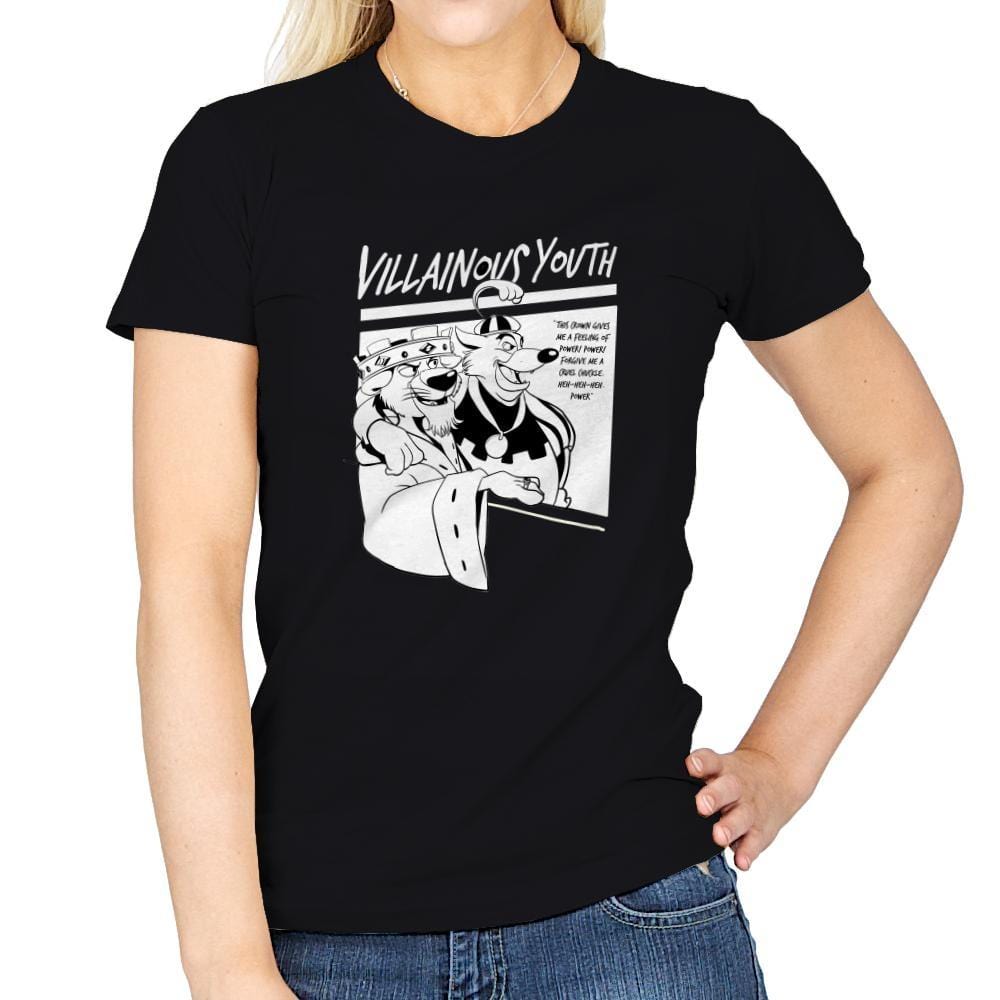 Villainous Youth  - Womens T-Shirts RIPT Apparel Small / Black