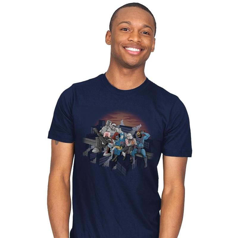 Villains Atop A Skyscraper - Mens T-Shirts RIPT Apparel