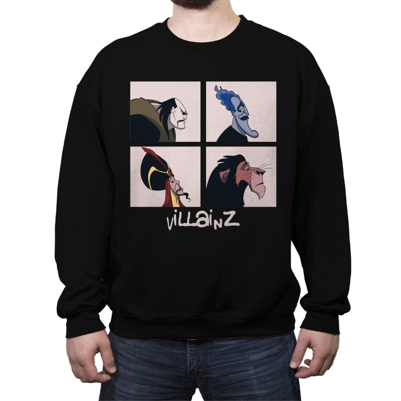 Villainz - Crew Neck Sweatshirt Crew Neck Sweatshirt RIPT Apparel Small / Black