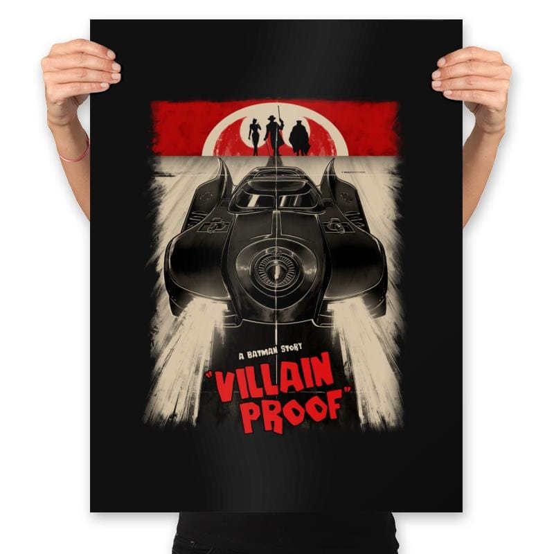 Villian Proof - Prints Posters RIPT Apparel 18x24 / Black
