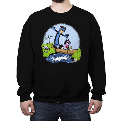 Viltrum Bridge - Crew Neck Sweatshirt Crew Neck Sweatshirt RIPT Apparel Small / Black
