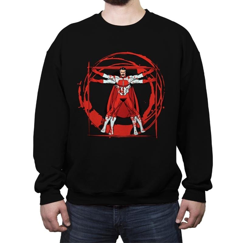 Viltrumite Man - Crew Neck Sweatshirt Crew Neck Sweatshirt RIPT Apparel Small / Black