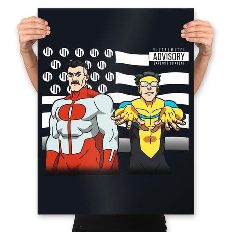 Viltrumonia - Prints Posters RIPT Apparel 18x24 / Black