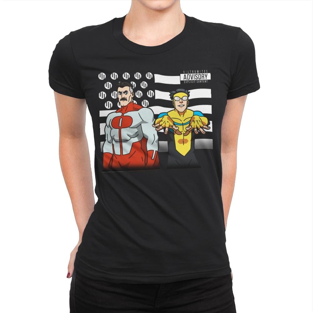 Viltrumonia - Womens Premium T-Shirts RIPT Apparel Small / Black