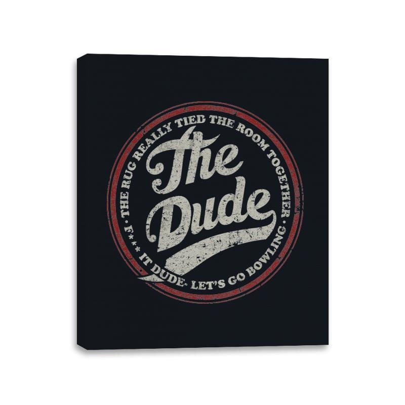 Vintage Dude - Canvas Wraps Canvas Wraps RIPT Apparel 11x14 / Black