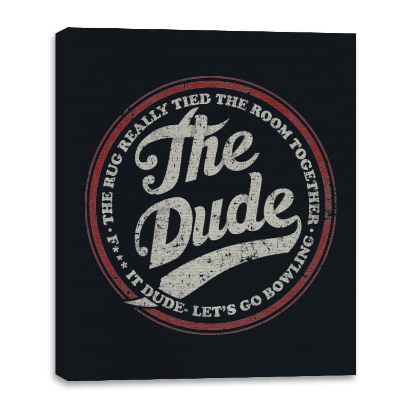 Vintage Dude - Canvas Wraps Canvas Wraps RIPT Apparel 16x20 / Black