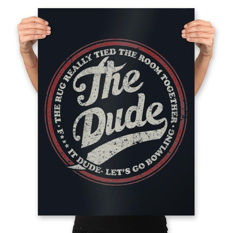 Vintage Dude - Prints Posters RIPT Apparel 18x24 / Black