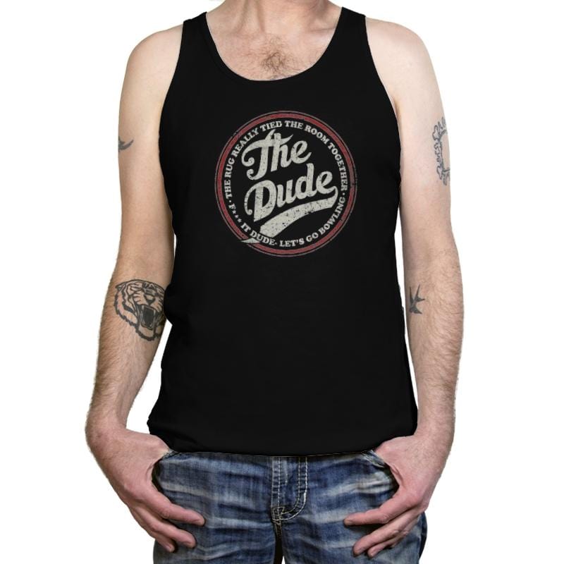 Vintage Dude - Tanktop Tanktop RIPT Apparel X-Small / Black