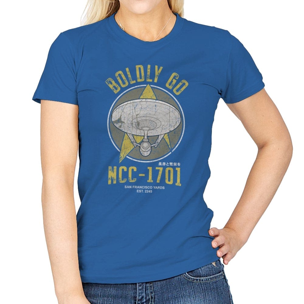 Vintage Explorers - Womens T-Shirts RIPT Apparel Small / Royal