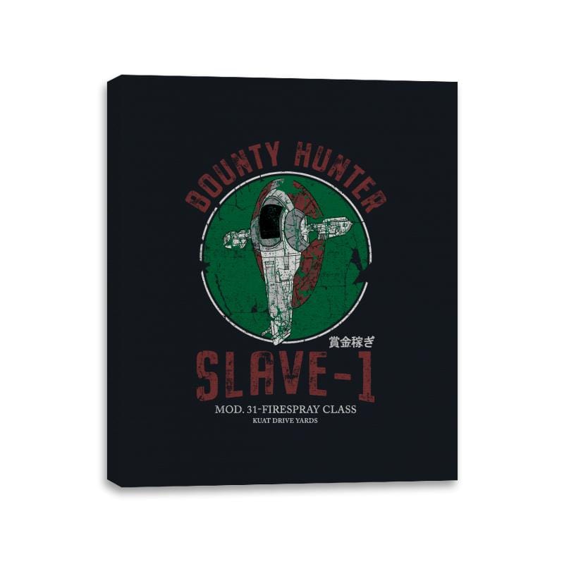 Vintage Hunter - Canvas Wraps Canvas Wraps RIPT Apparel 11x14 / Black