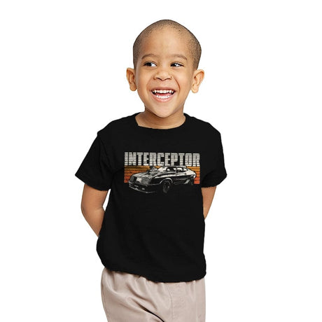 Vintage Interceptor - Youth T-Shirts RIPT Apparel X-small / Black