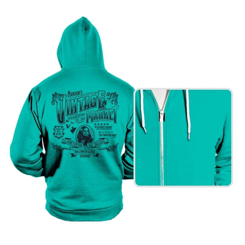 Vintage Market - Hoodies Hoodies RIPT Apparel Small / Teal