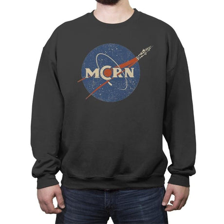 Vintage MCRN - Crew Neck Sweatshirt Crew Neck Sweatshirt RIPT Apparel Small / Charcoal