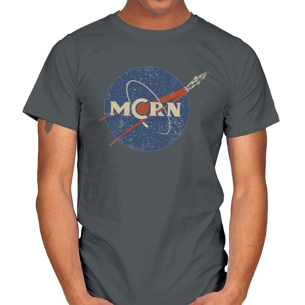 Vintage MCRN - Mens T-Shirts RIPT Apparel Small / Charcoal
