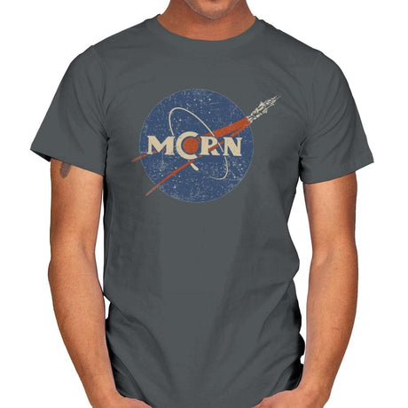 Vintage MCRN - Mens T-Shirts RIPT Apparel Small / Charcoal
