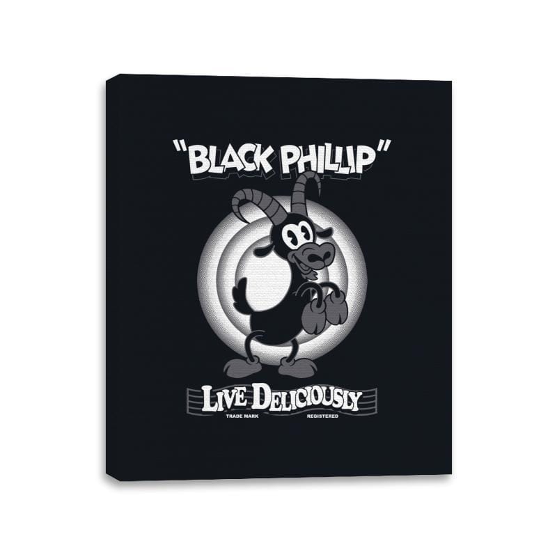 Vintage Phillip - Canvas Wraps Canvas Wraps RIPT Apparel 11x14 / Black