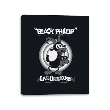 Vintage Phillip - Canvas Wraps Canvas Wraps RIPT Apparel 11x14 / Black