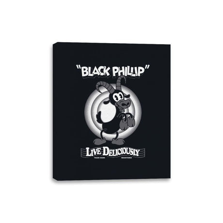 Vintage Phillip - Canvas Wraps Canvas Wraps RIPT Apparel 8x10 / Black