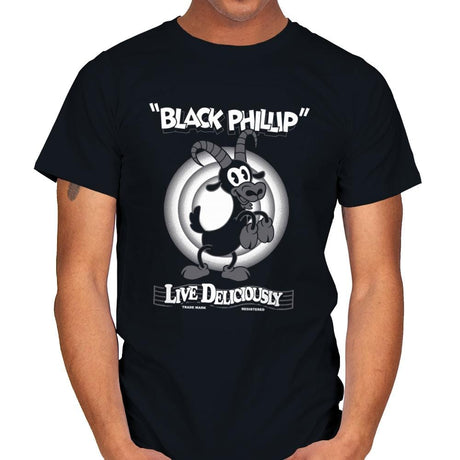 Vintage Phillip - Mens T-Shirts RIPT Apparel Small / Black